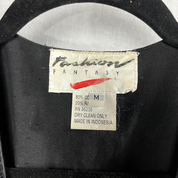 All Over Sequin Bead Vest Women M Stars Vintage 90s Metallic Retro Sparkle 80s - Picture 11 of 14